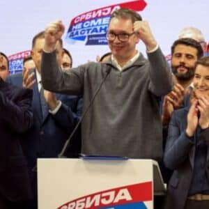 Populist ruling party of Serbia declares victory amid allegations of irregularities in municipal elections